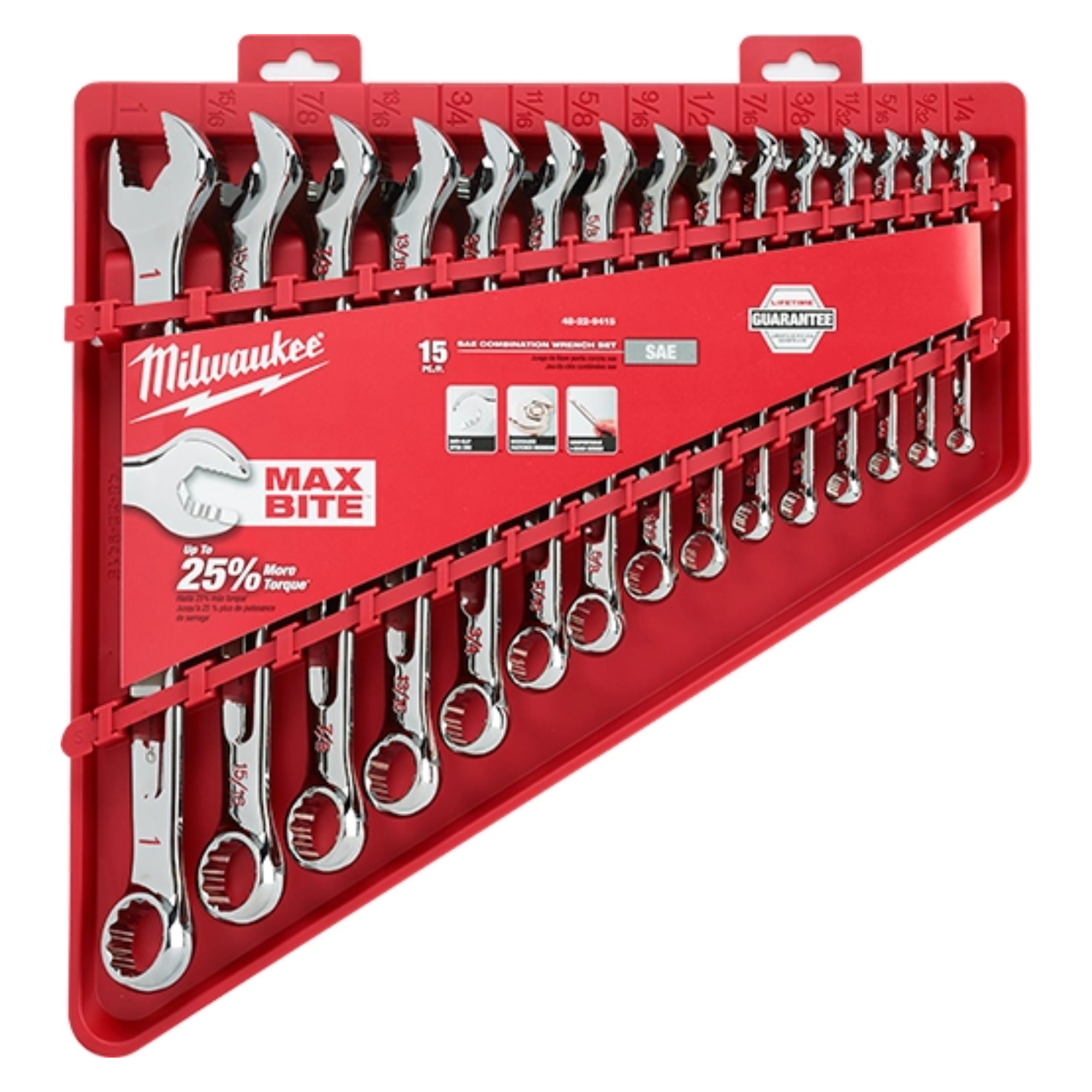 Milwaukee Electric Tool 15pc Combination Wrench Set from GME Supply